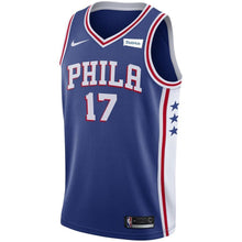 Load image into Gallery viewer, 17 - Men's Nike JJ Redick Royal Philadelphia 76ers Swingman Sponsor Patch Jersey - Icon Edition - Royal