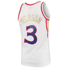 Load image into Gallery viewer, 3 - Men's Mitchell &amp; Ness Allen Iverson White Philadelphia 76ers 2019 Chinese New Year Swingman Throwback Jersey - White