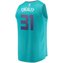Load image into Gallery viewer, 31 - Men's Fanatics Branded Joe Chealey Teal Charlotte Hornets Fast Break Replica Jersey – Icon Edition - Aqua