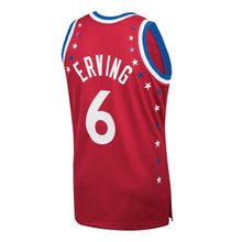Load image into Gallery viewer, 6 - Men's Mitchell &amp; Ness Julius Erving Red Eastern Conference 1983 All-Star Hardwood Classics Authentic Jersey - Red