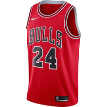 Load image into Gallery viewer, 24 - Men's Nike Lauri Markkanen Red Chicago Bulls Replica Swingman Jersey - Icon Edition - Red