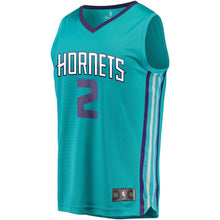 Load image into Gallery viewer, 2 - Youth Fanatics Branded Marvin Williams Teal Charlotte Hornets Fast Break Player Jersey - Icon Edition - Aqua