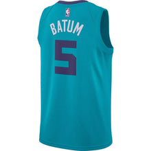Load image into Gallery viewer, 5 - Men's Jordan Brand Nicolas Batum Teal Charlotte Hornets Swingman Jersey - Icon Edition - Aqua
