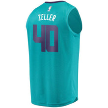Load image into Gallery viewer, 40 - Men's Fanatics Branded Cody Zeller Teal Charlotte Hornets Fast Break Replica Player Jersey - Icon Edition - Aqua